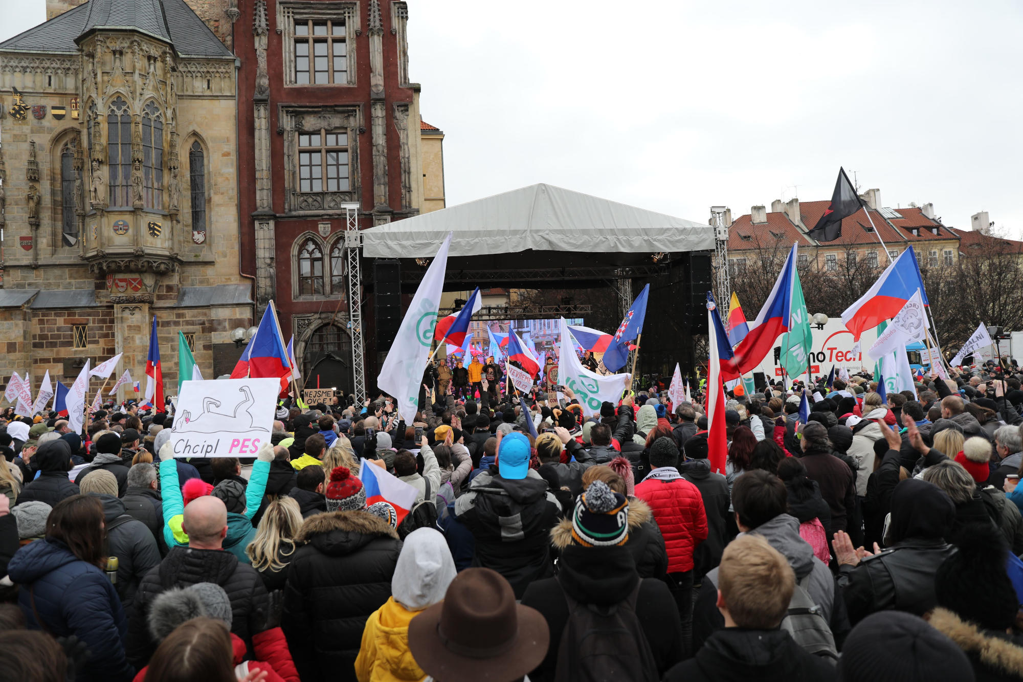 Demonstrace v době pandemie