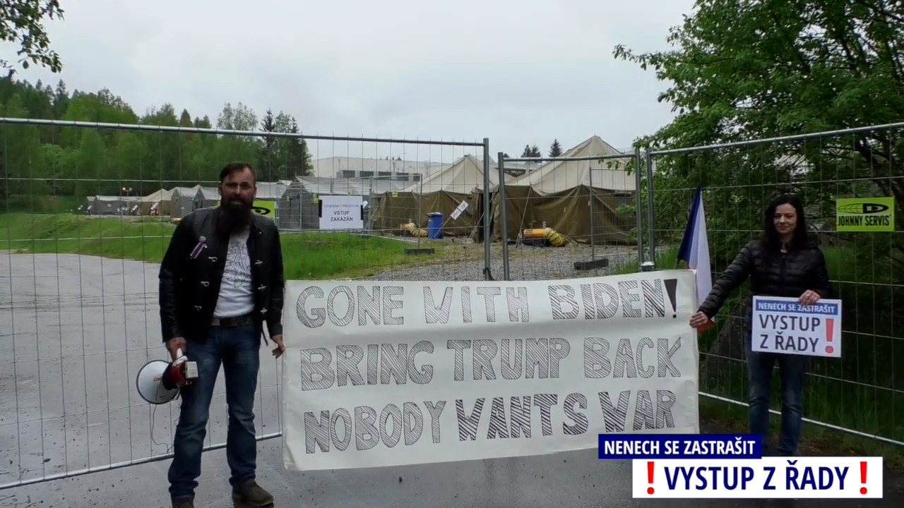 “Nobody wants war” that is a message from the people of the Czech republic to soldiers of the U.S. army