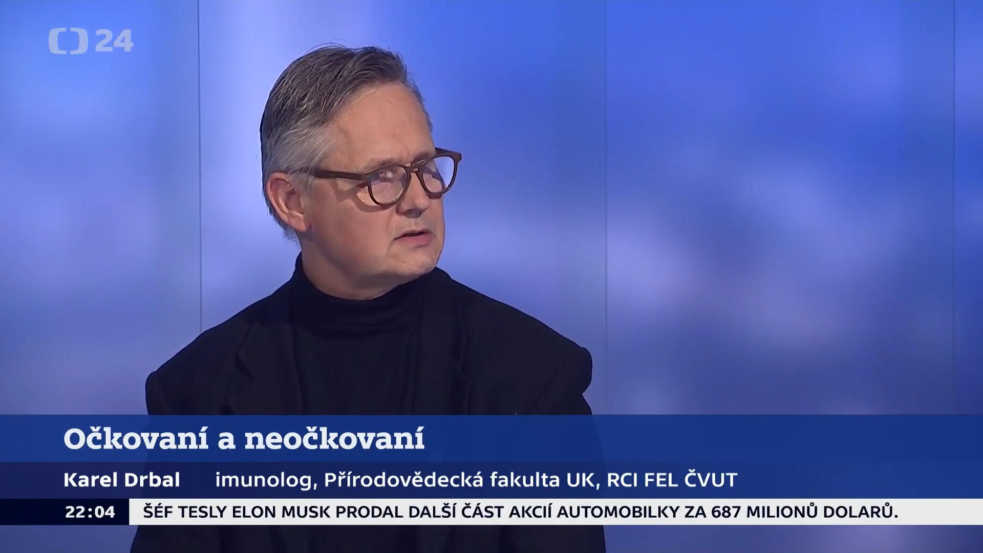 Imunolog Karel Drbal v ČT